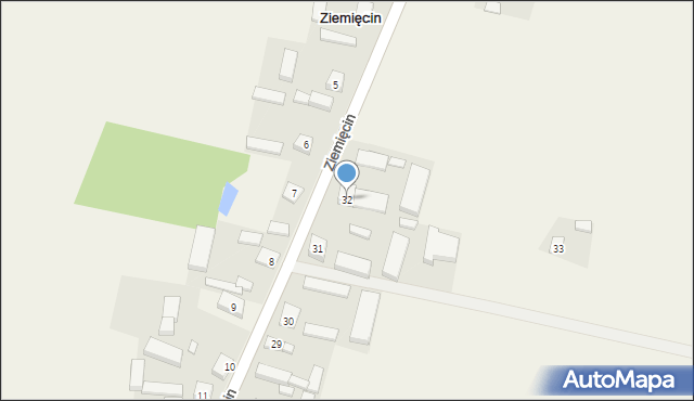 Ziemięcin, Ziemięcin, 32, mapa Ziemięcin