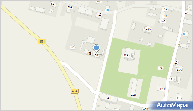 Ziemiełowice, Ziemiełowice, 54, mapa Ziemiełowice