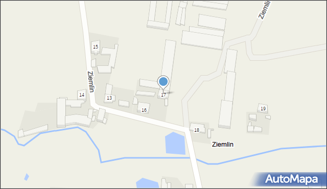 Ziemlin, Ziemlin, 17, mapa Ziemlin