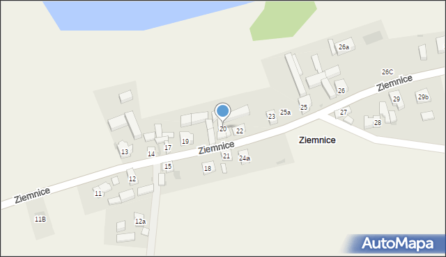 Ziemnice, Ziemnice, 20, mapa Ziemnice