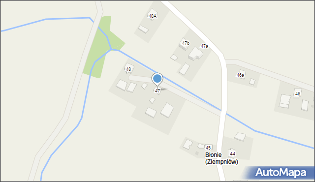 Ziempniów, Ziempniów, 47, mapa Ziempniów