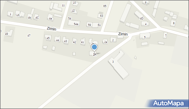 Zimin, Zimin, 3A, mapa Zimin