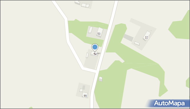 Zimna Brzeźnica, Zimna Brzeźnica, 54, mapa Zimna Brzeźnica