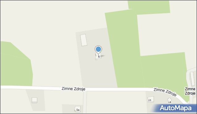 Zimne Zdroje, Zimne Zdroje, 6, mapa Zimne Zdroje