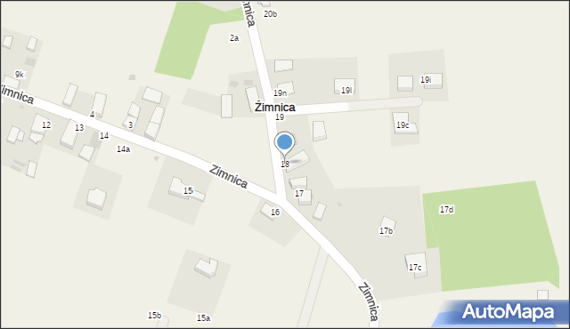 Zimnica, Zimnica, 18, mapa Zimnica