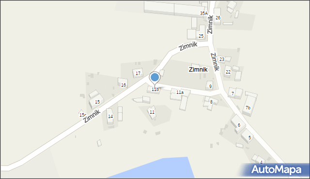 Zimnik, Zimnik, 11b, mapa Zimnik