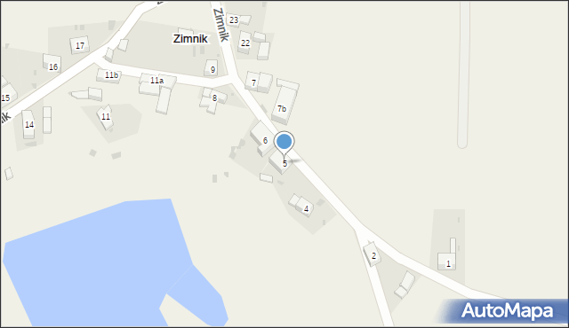 Zimnik, Zimnik, 5, mapa Zimnik