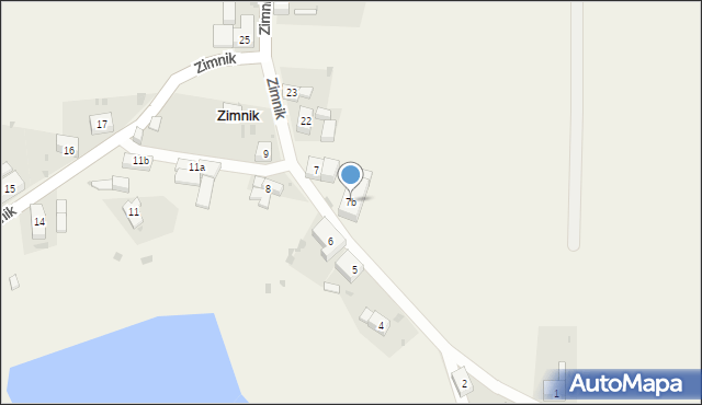 Zimnik, Zimnik, 7b, mapa Zimnik