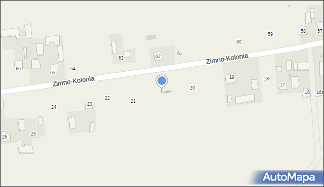 Zimno-Kolonia, Zimno-Kolonia, 20, mapa Zimno-Kolonia