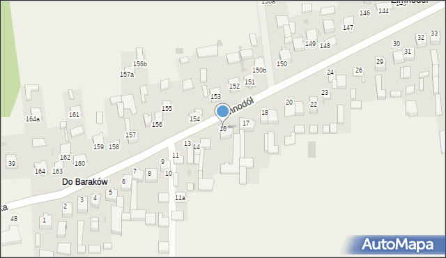 Zimnodół, Zimnodół, 16, mapa Zimnodół