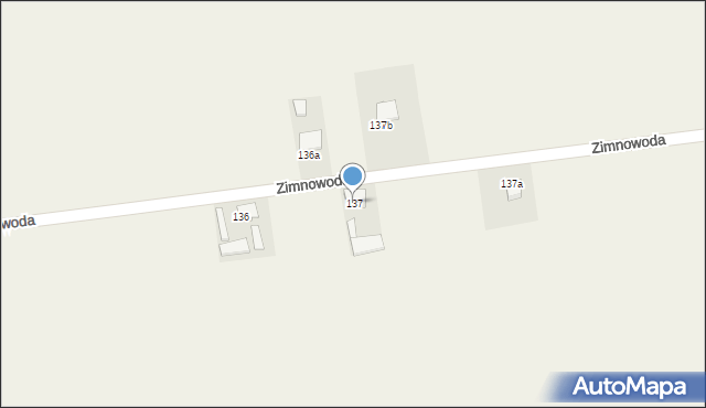 Zimnowoda, Zimnowoda, 137, mapa Zimnowoda