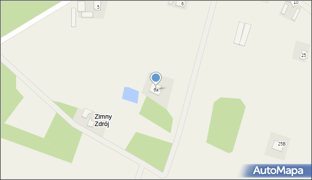 Zimny Zdrój, Zimny Zdrój, 6a, mapa Zimny Zdrój