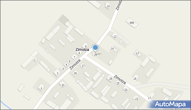 Zimolza, Zimolza, 15, mapa Zimolza