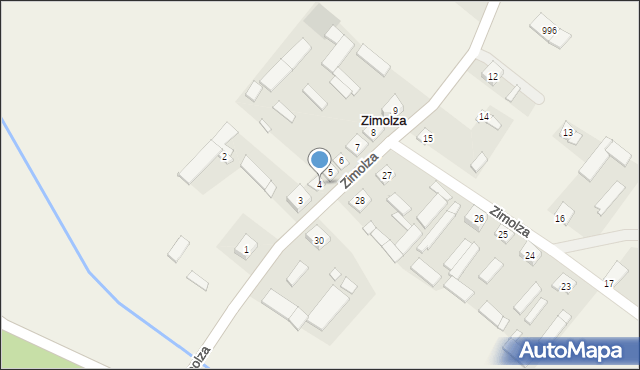 Zimolza, Zimolza, 4, mapa Zimolza