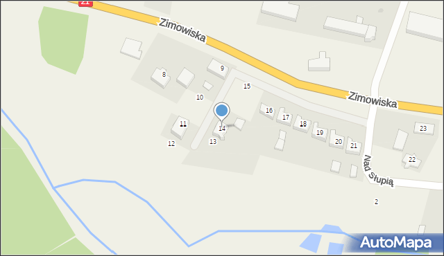 Zimowiska, Zimowiska, 14, mapa Zimowiska