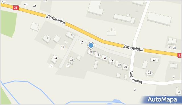 Zimowiska, Zimowiska, 16, mapa Zimowiska