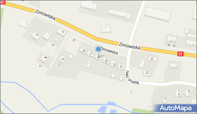 Zimowiska, Zimowiska, 18, mapa Zimowiska