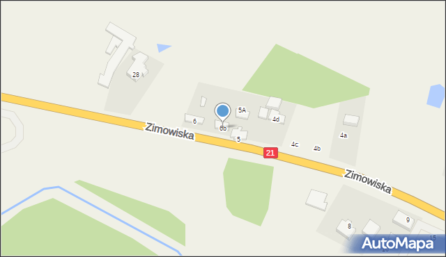 Zimowiska, Zimowiska, 6b, mapa Zimowiska