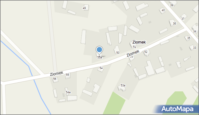 Ziomek, Ziomek, 55a, mapa Ziomek