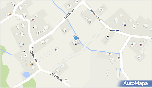 Szczepańcowa, Zjazdowa, 19, mapa Szczepańcowa