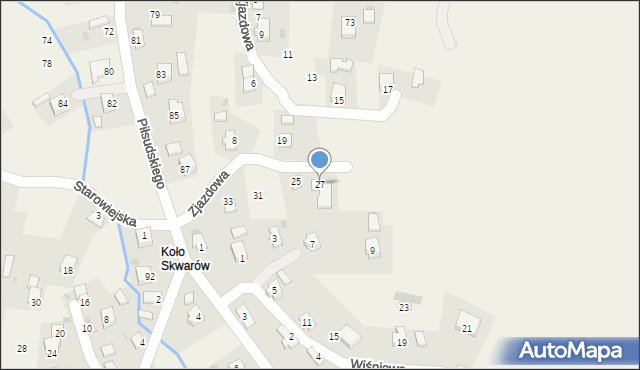 Targowiska, Zjazdowa, 27, mapa Targowiska