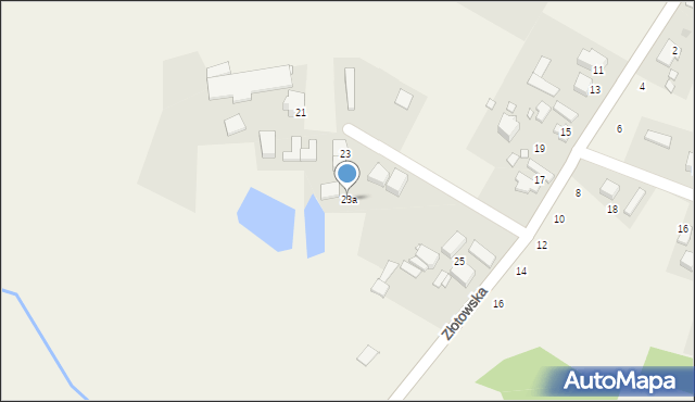 Bukowice, Złotowska, 23a, mapa Bukowice