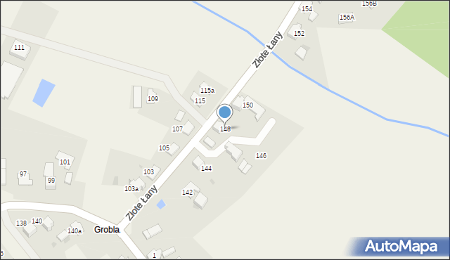 Jankowice, Złote Łany, 148, mapa Jankowice