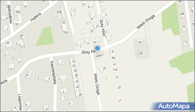 Jankowice, Złoty Kłos, 14A, mapa Jankowice