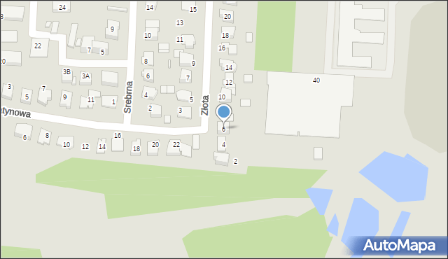 Marki, Złota, 6, mapa Marki