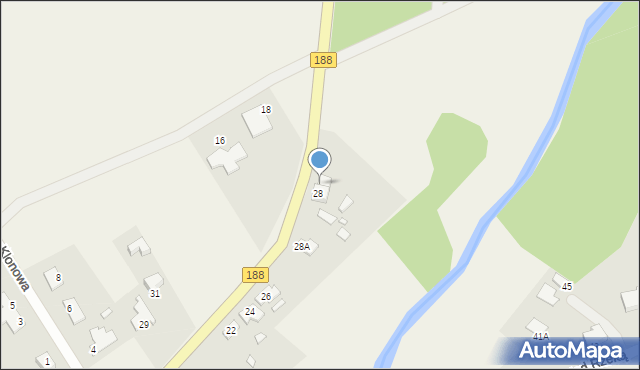 Skórka, Złotowska, 30, mapa Skórka