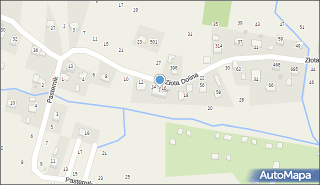 Wola Filipowska, Złota Dolina, 50, mapa Wola Filipowska