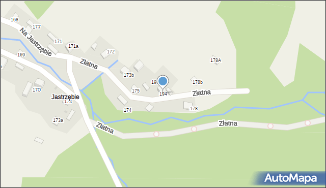 Złatna, Złatna, 194, mapa Złatna