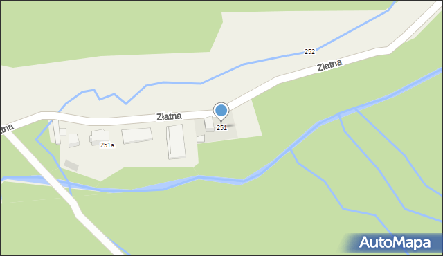 Złatna, Złatna, 251, mapa Złatna