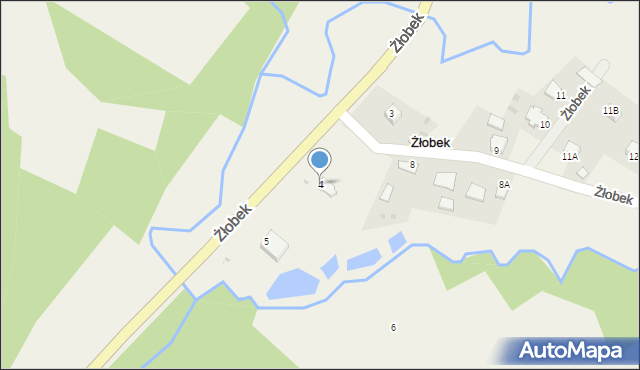 Żłobek, Żłobek, 4, mapa Żłobek