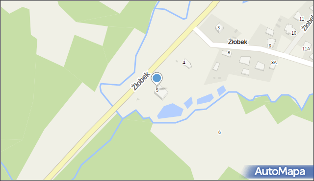 Żłobek, Żłobek, 5, mapa Żłobek