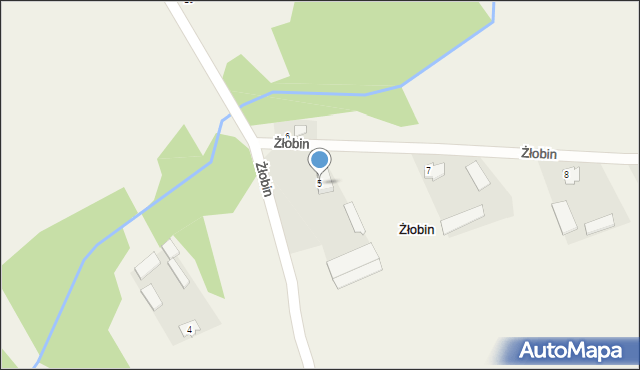 Żłobin, Żłobin, 5, mapa Żłobin