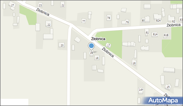 Żłobnica, Żłobnica, 19, mapa Żłobnica