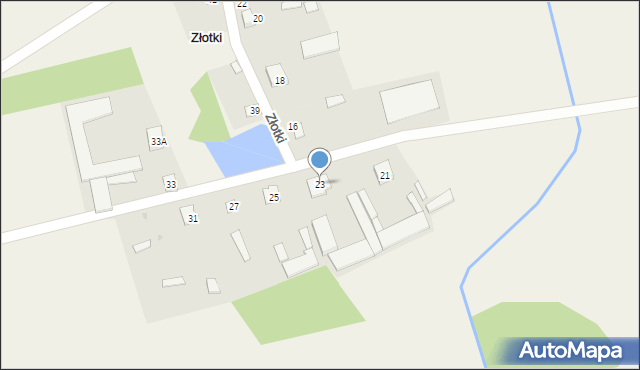 Złotki, Złotki-Przeczki, 23, mapa Złotki