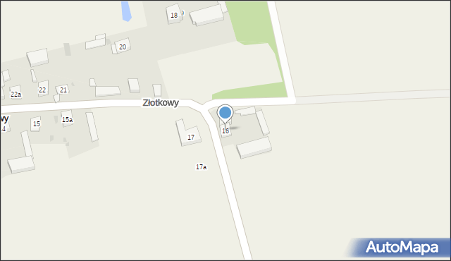 Złotkowy, Złotkowy, 16, mapa Złotkowy