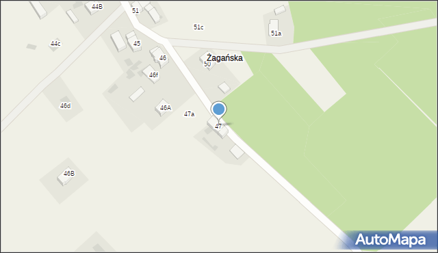 Złotnik, Złotnik, 47, mapa Złotnik