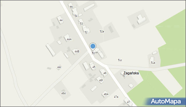 Złotnik, Złotnik, 51, mapa Złotnik