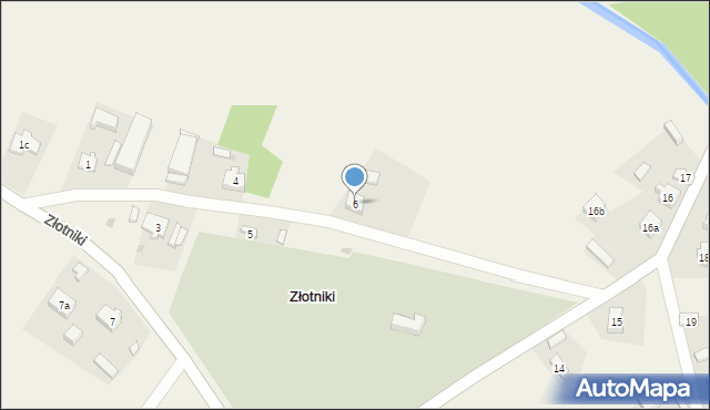 Złotniki, Złotniki, 6, mapa Złotniki