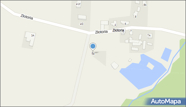 Złotoria, Złotoria, 5a, mapa Złotoria