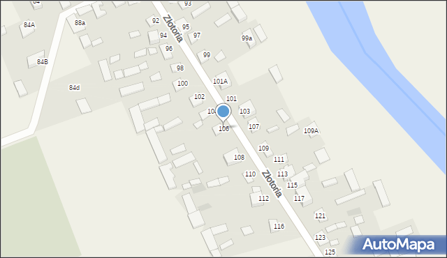 Złotoria, Złotoria, 106, mapa Złotoria