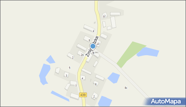 Radziądz, Żmigrodzka, 6, mapa Radziądz