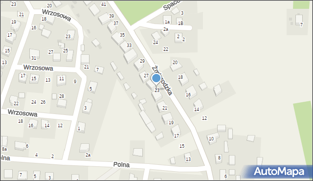 Skokowa, Żmigrodzka, 23, mapa Skokowa