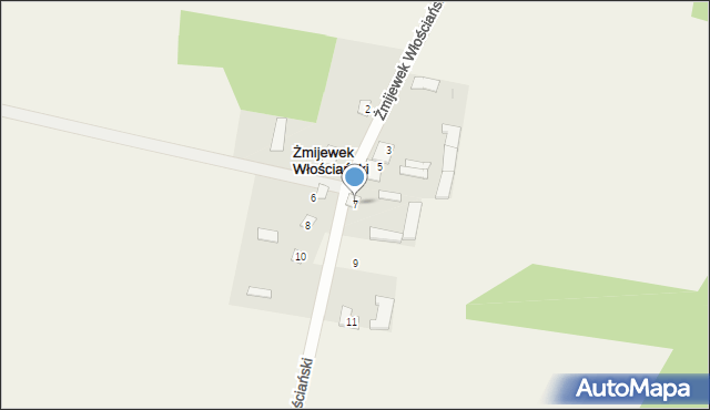 Żmijewek Włościański, Żmijewek Włościański, 7, mapa Żmijewek Włościański