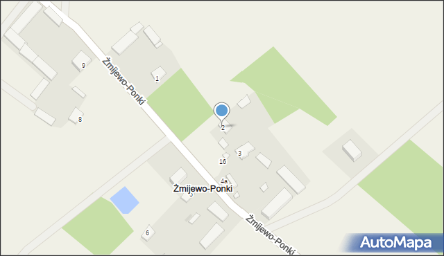 Żmijewo-Ponki, Żmijewo-Ponki, 2, mapa Żmijewo-Ponki