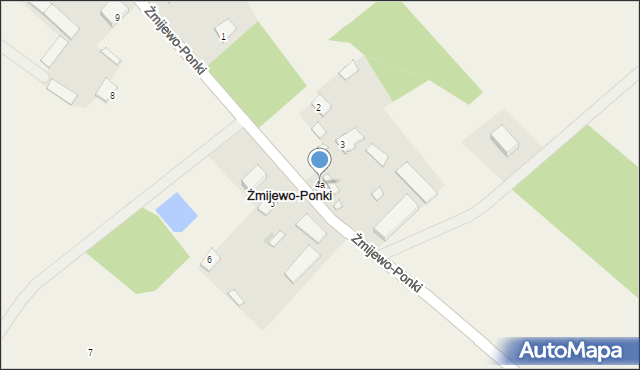 Żmijewo-Ponki, Żmijewo-Ponki, 4a, mapa Żmijewo-Ponki