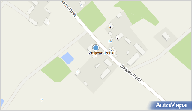 Żmijewo-Ponki, Żmijewo-Ponki, 5, mapa Żmijewo-Ponki